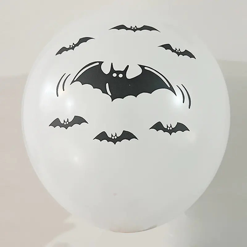 Halloween Skull Black Balloons (Set of Halloween Balloons)