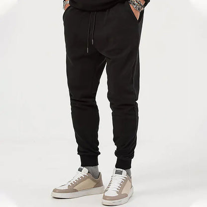 Men's Black Harem Joggers - Slim Fit Japanese Style