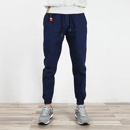 Men's Black Harem Joggers - Slim Fit Japanese Style