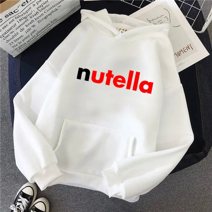 Ladies Casual Printed Hoodie Sweatshirt